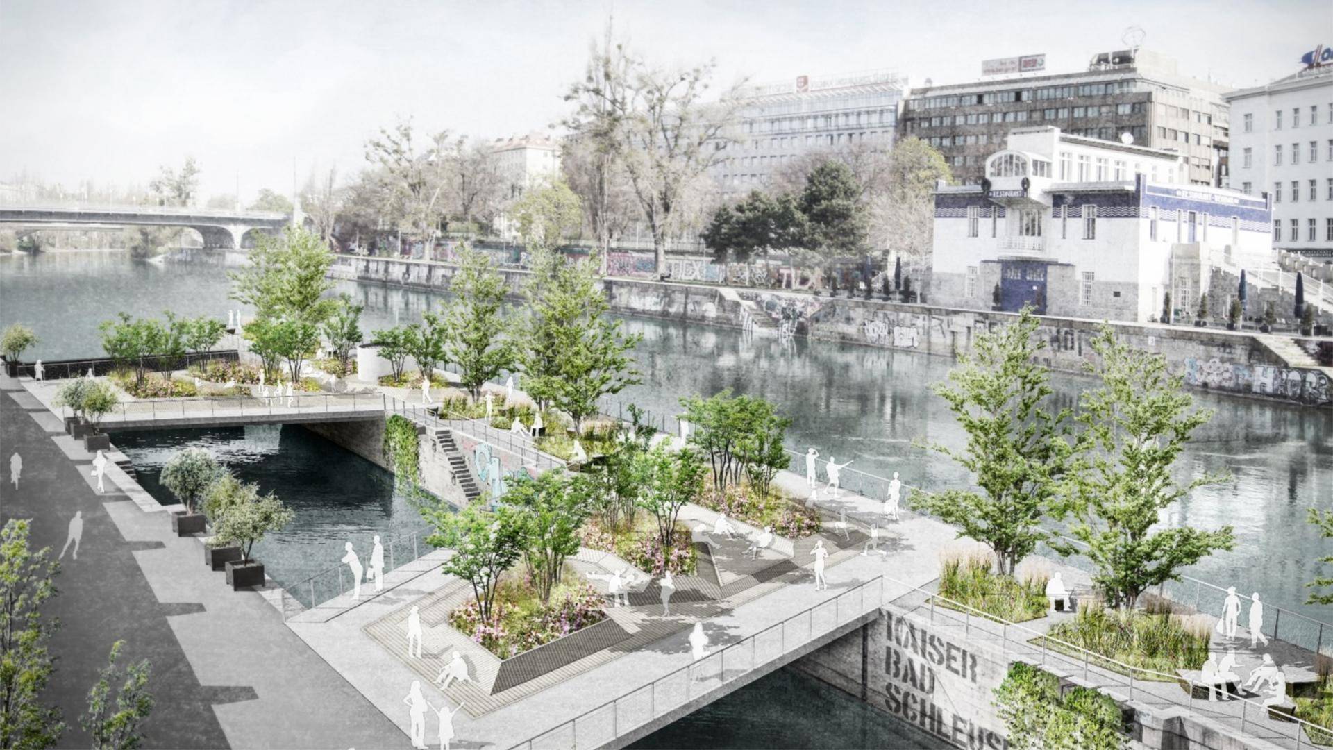 OBERNDORFER ermöglicht Freizeitoase am Wiener Donaukanal