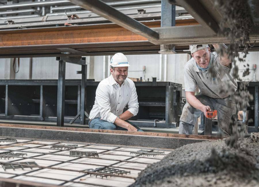 Betonverabeitung